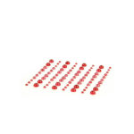 Αυτοκόλλητα πέρλες κόκκινες Artemio σετ 80 τεμαχίων (11060306)