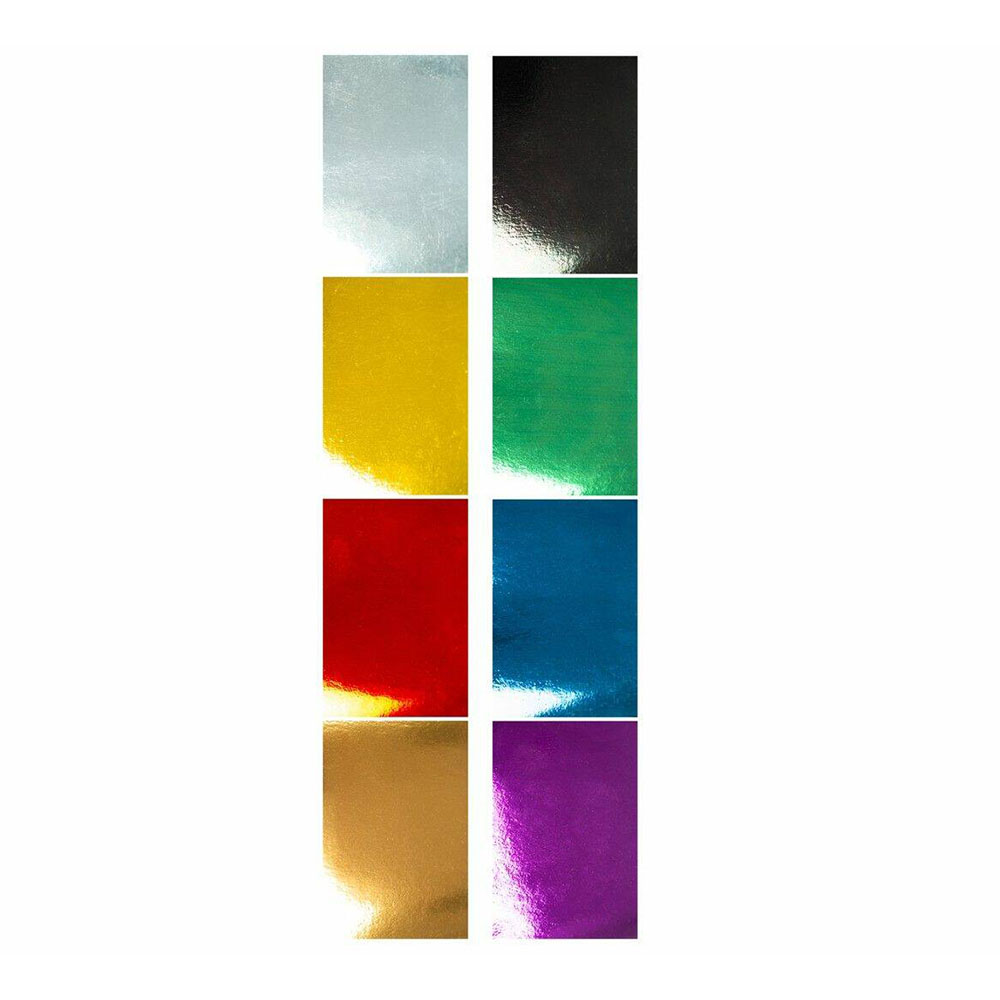 Μπλοκ μεταλλιζέ χαρτόνι Kangaro A4 300gr πακέτο 10 χρωμάτων (K-0065P01)