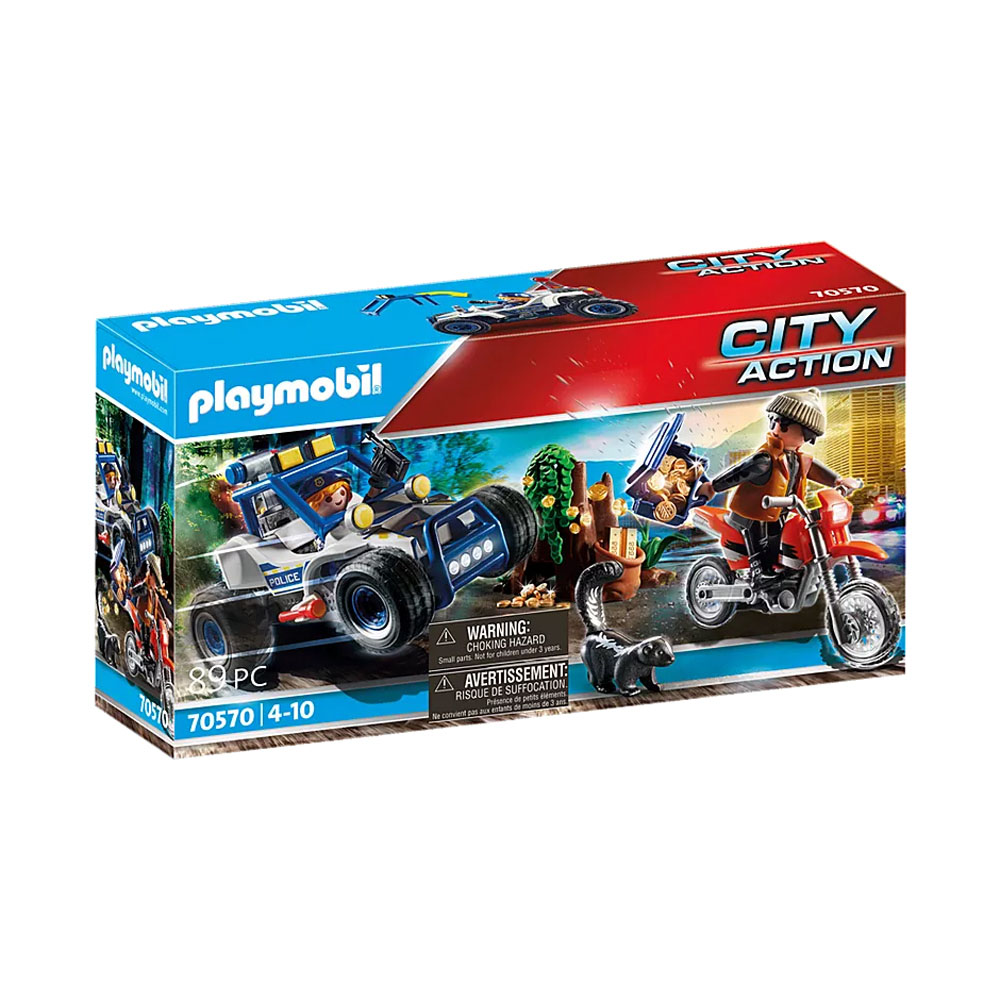 Playmobil City Action Αστυνομική καταδίωξη off-Road (70570)