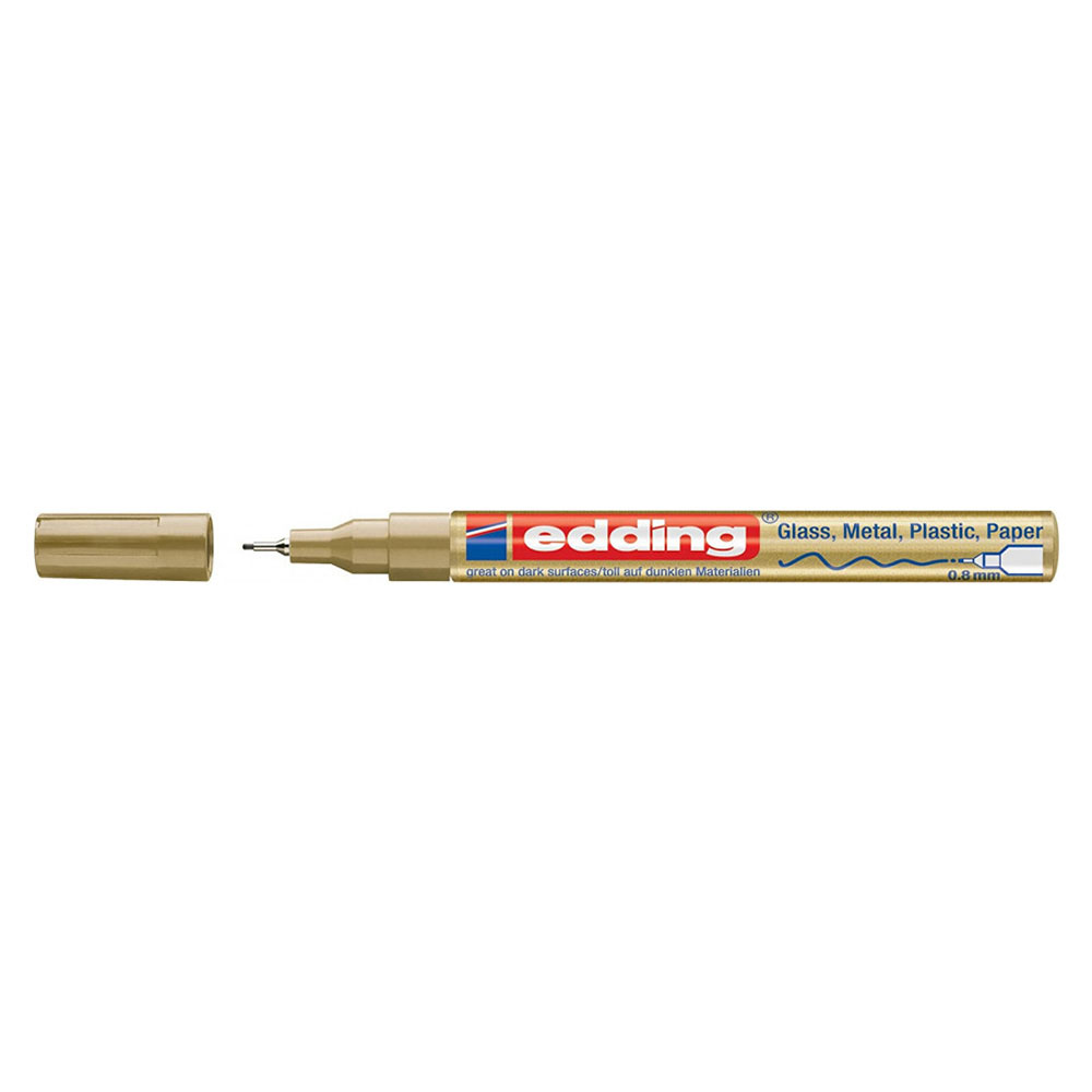 Μαρκαδόρος σχεδίου Edding ανεξίτηλος 0.8mm χρυσό (780/053)