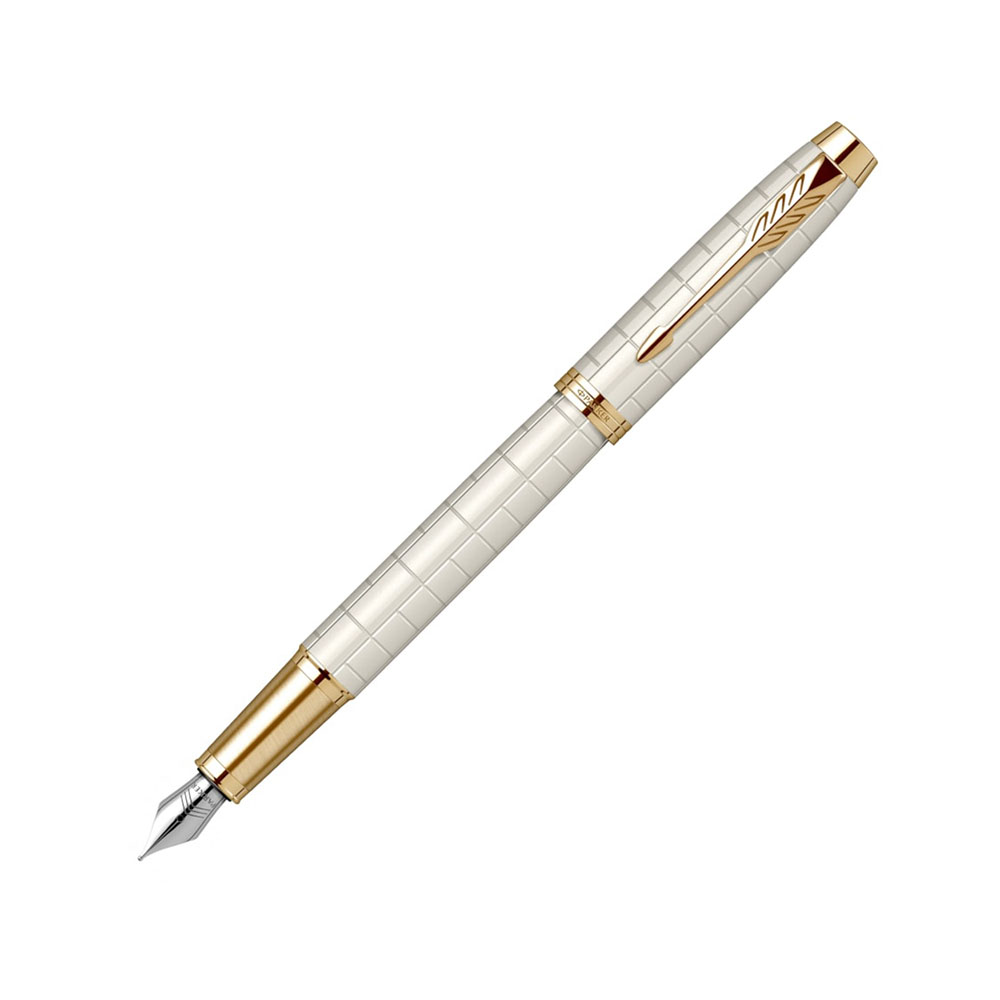 Πένα Parker I.M. Premium Pearl GT Fpen και σημειωματάριο (1159.3001.10)