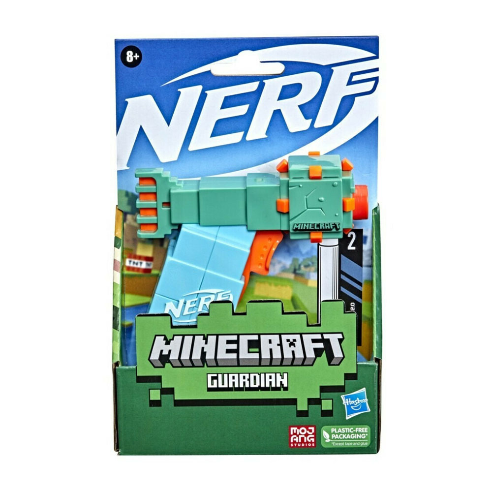 Εκτοξευτής Nerf Hasbro Microshots Minecraft πράσινο (F4422/F4417)