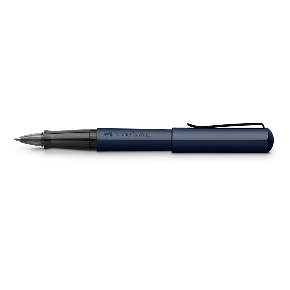 Στυλό Roller Hexo Faber Castel mat μπλε (DS140545)