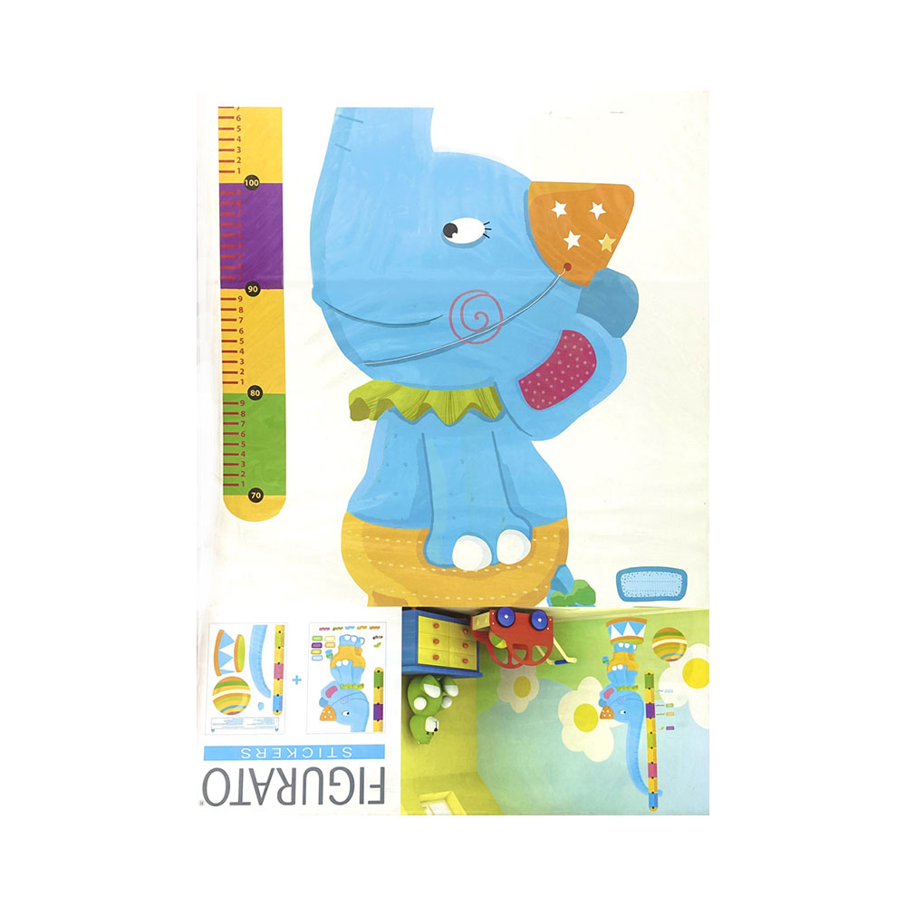 Αυτοκόλλητα τοίχου figurato stickers γαλάζιο ελεφαντάκι διαστ. συσκ.50Χ70cm