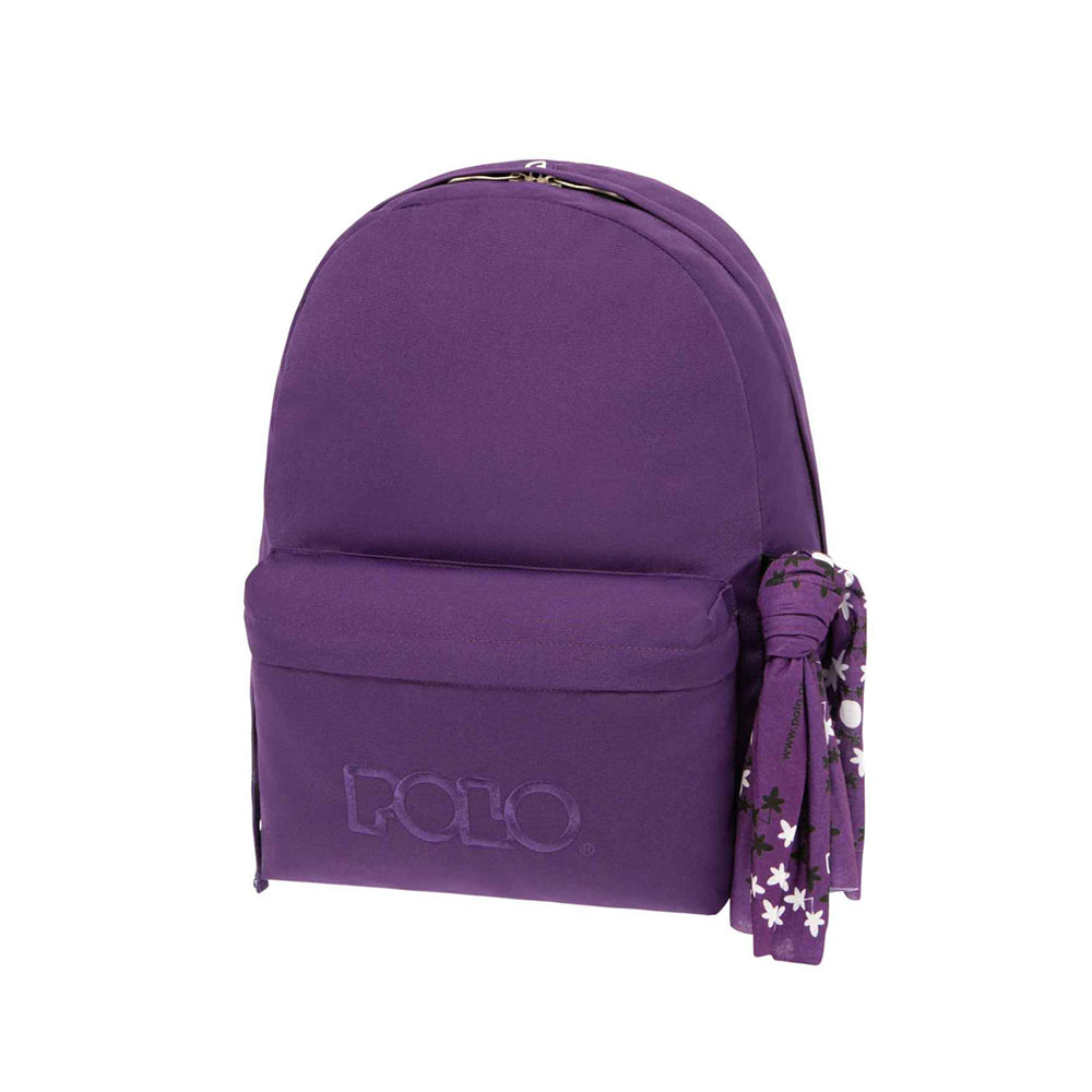 Τσάντα πλάτης Polo original scarf μωβ 2023 (901135-4701)