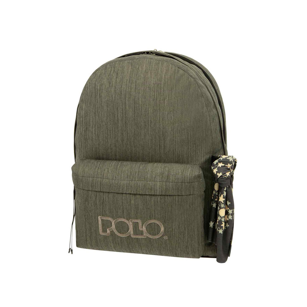 Τσάντα πλάτης Polo original double scarf γκρι 2023 (901235-2800)