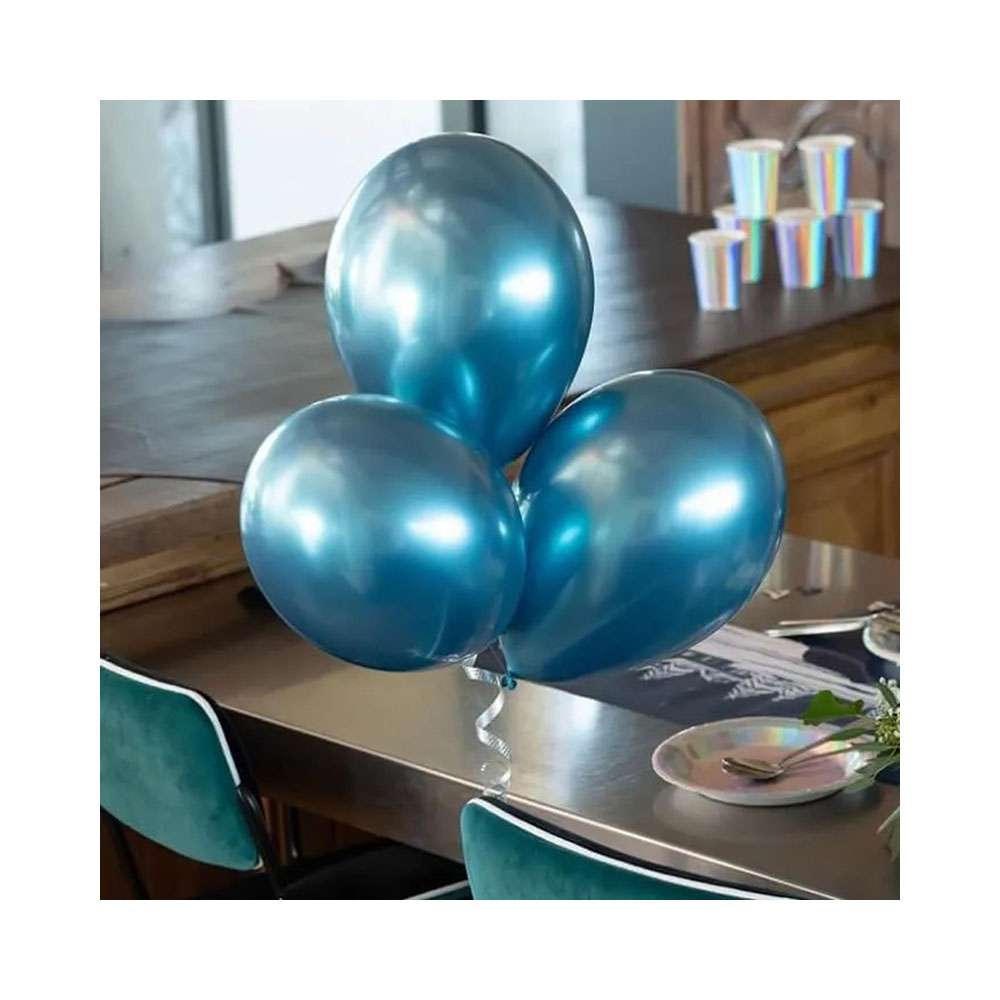 Μπαλόνια Santex μπλε latex σετ 6τμχ 30cm (477295-047)