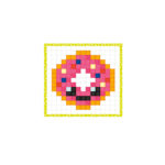 Μπλοκ ζωγραφικής Graffy Pixel Sweets γλυκάκια Avenue Mandarine (GY099C)