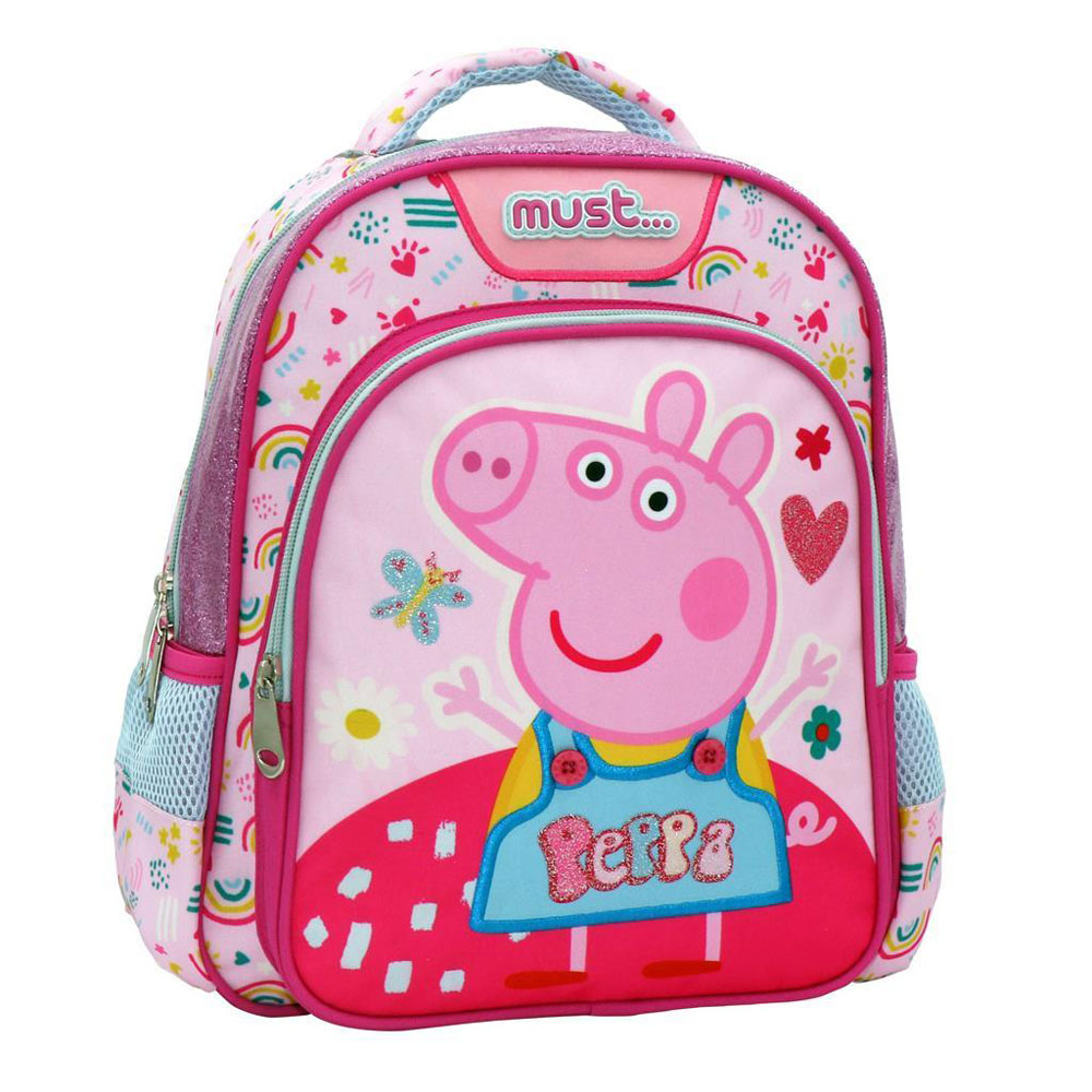 Τσάντα πλάτης νηπίου Must Peppa pig 2 θέσεων ροζ (482730)