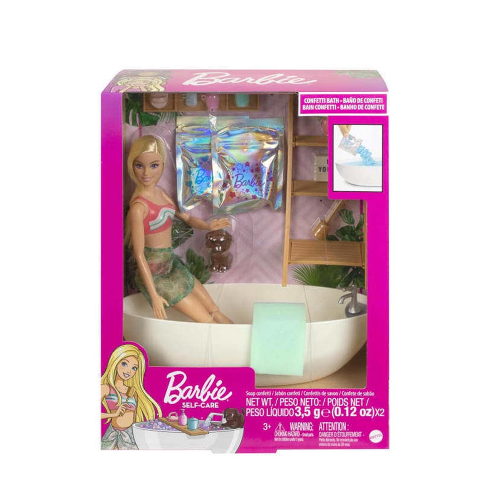 Κούκλα Barbie Wellness Τζακούζι Mattel (HKT92)
