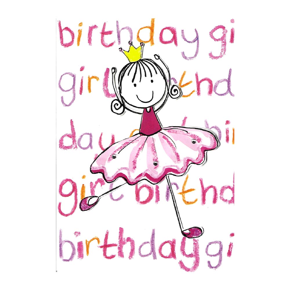 Ευχετήρια κάρτα γενεθλίων Hammond gower birthday girl (7TN020)