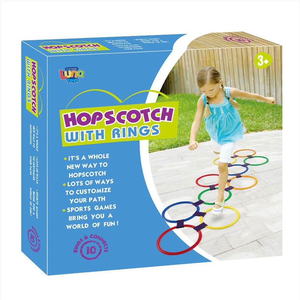Παιχνίδι κουτσό Hop Scotch με κρίκους Luna (000622241)