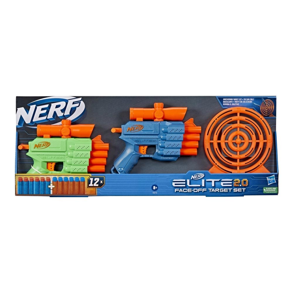 Nerf εκτοξευτής Hasbro Face off Target Elite 2.0 (F8273)