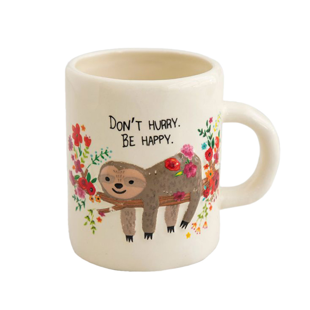 Κούπα ανάγλυφη natural life sloth don't hurry be happy (54450)