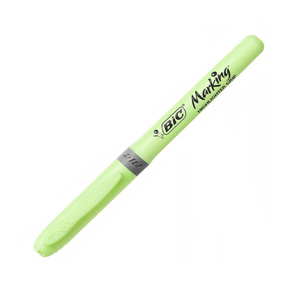 Μαρκαδόρος BIC highlighter grip pastel πράσινο (504819)