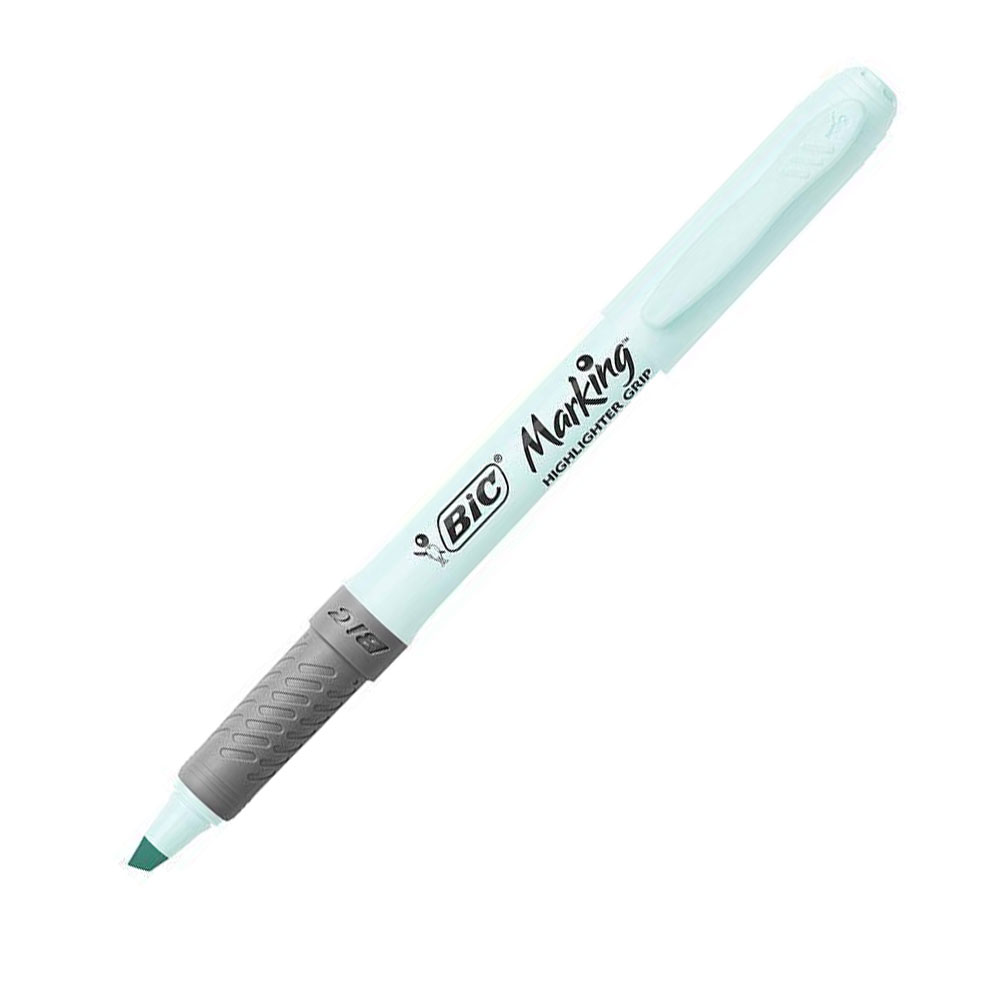 Μαρκαδόρος BIC highlighter grip pastel γαλάζιο (504819)