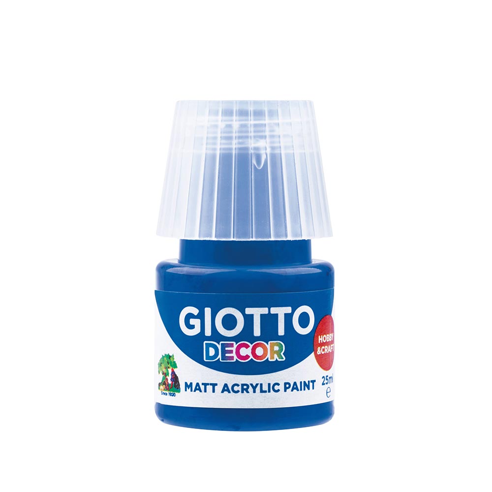 Ακρυλικό χρώμα Giotto matt decor acrylic 25ml ultramarine μπλε (000538117)