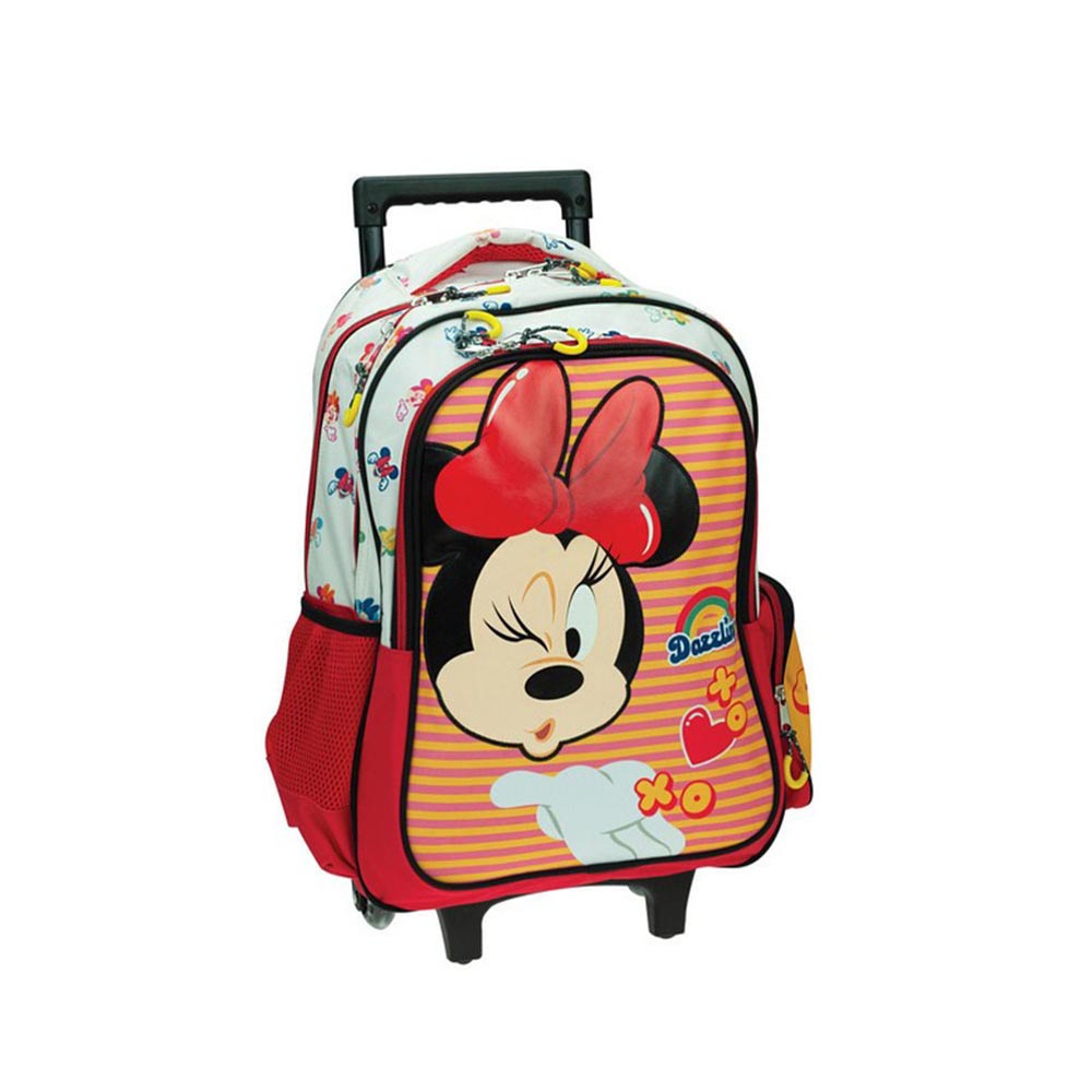 Τσάντα τρόλεϊ δημοτικού Gim Minnie mouse comfy routine 3 θέσεων (340-37074)