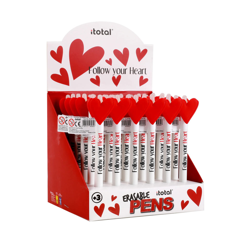 Στυλό ballpoint με γόμα i-total Follow your Heart Erasable (XL2177E)