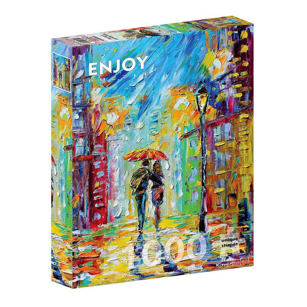 Παζλ Enjoy Rainy Romance in the City 1000τμχ 68x48cm (1431)