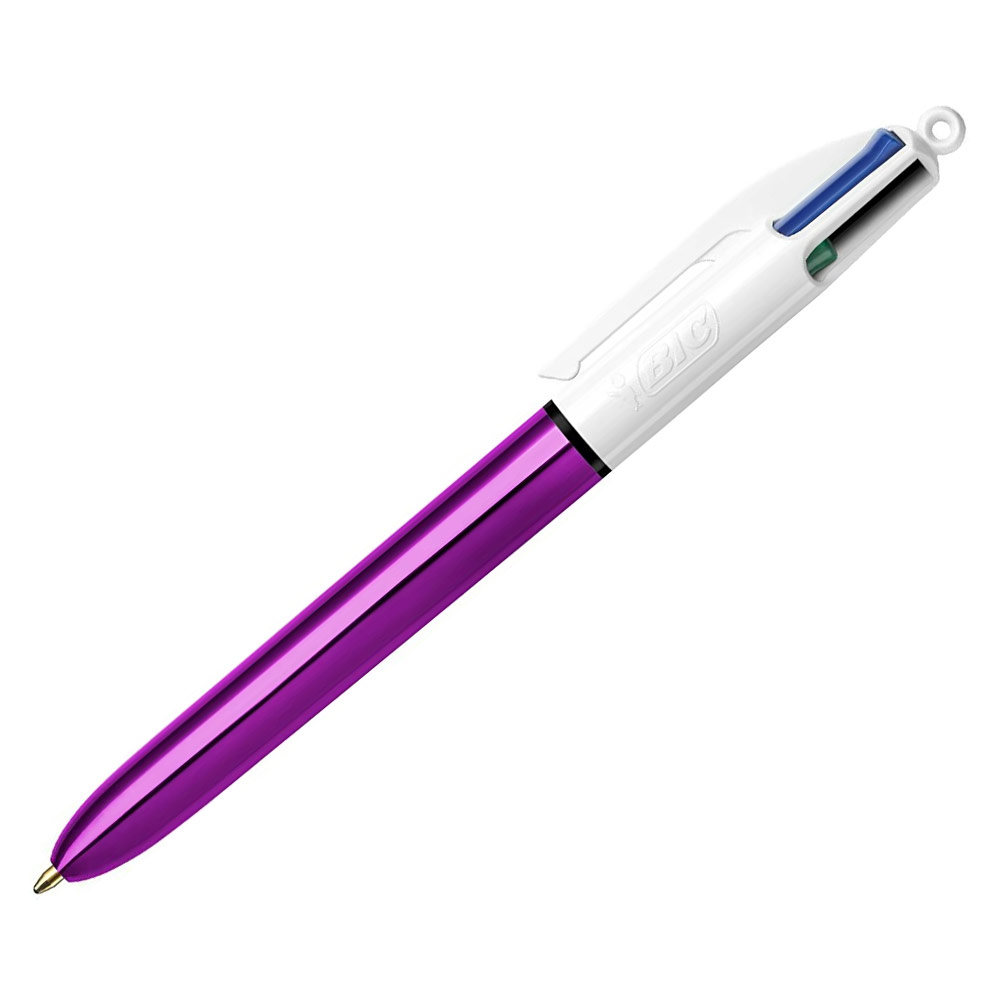 Στυλό BIC shine 4 χρώματα μωβ 1 mm (982876)