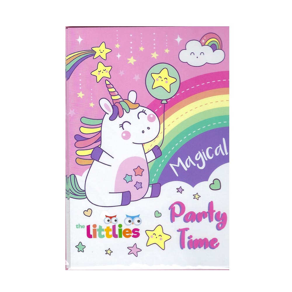 Προσκλήσεις πάρτυ σετ 6 τμχ The littlies Magical Unicorn (000646740B)