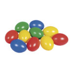 Αυγά πλαστικά Rayher σετ 10τμχ πολύχρωμα 6cm (3906049)