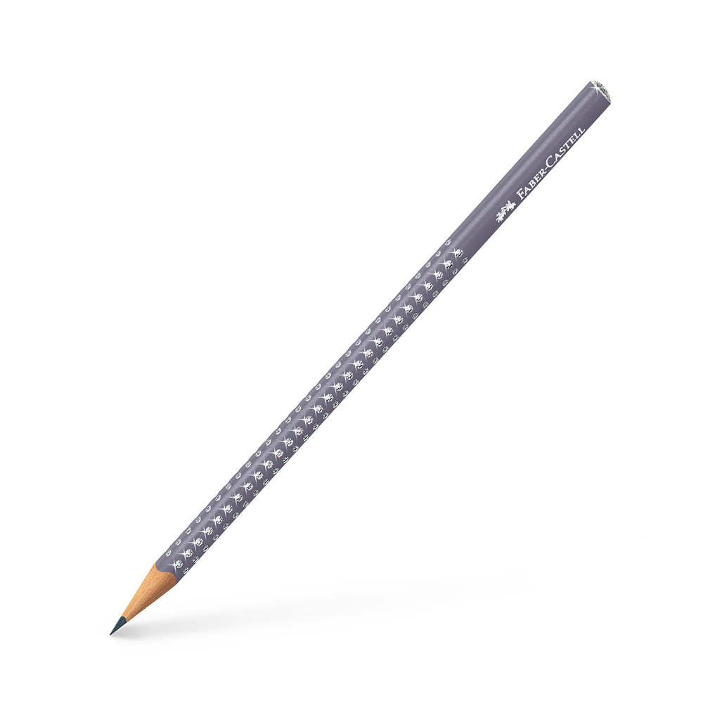 Μολύβι Faber-Castell grip sparkle ΙΙ ανθρακί (118235)