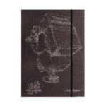 Φάκελος με λάστιχο Clairefontaine Asterix 24X32 μαύρο (813010)