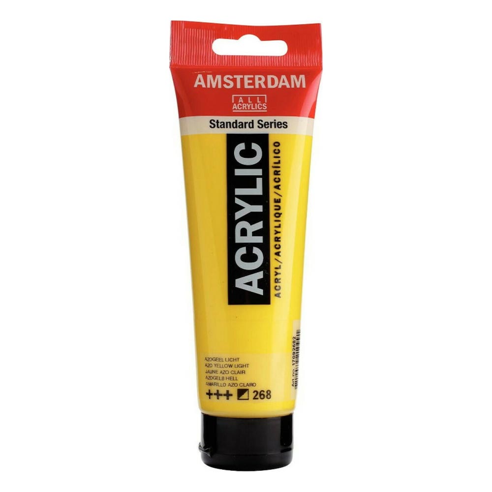 Ακρυλικό χρώμα ζωγραφικής Amsterdam No 268 azo yellow light 120m