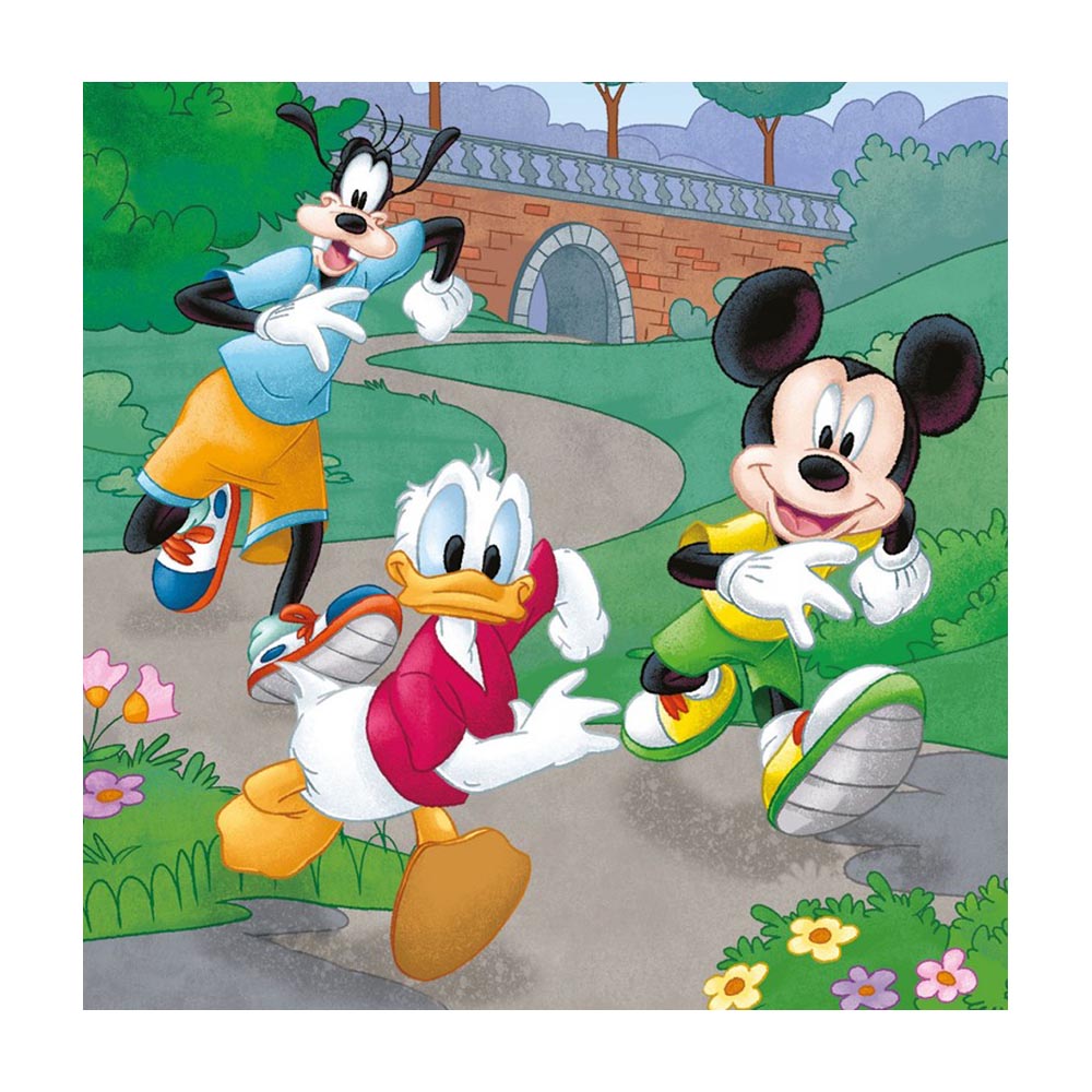 Παιδικό παζλ Mickey & Minnie αθλήματα 3x55pcs Dino (33527)