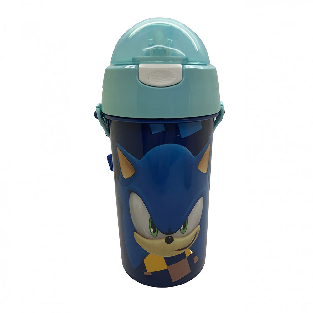 Παγούρι πλαστικό Gim Sonic Classic 500ml μπλε (572-51209)