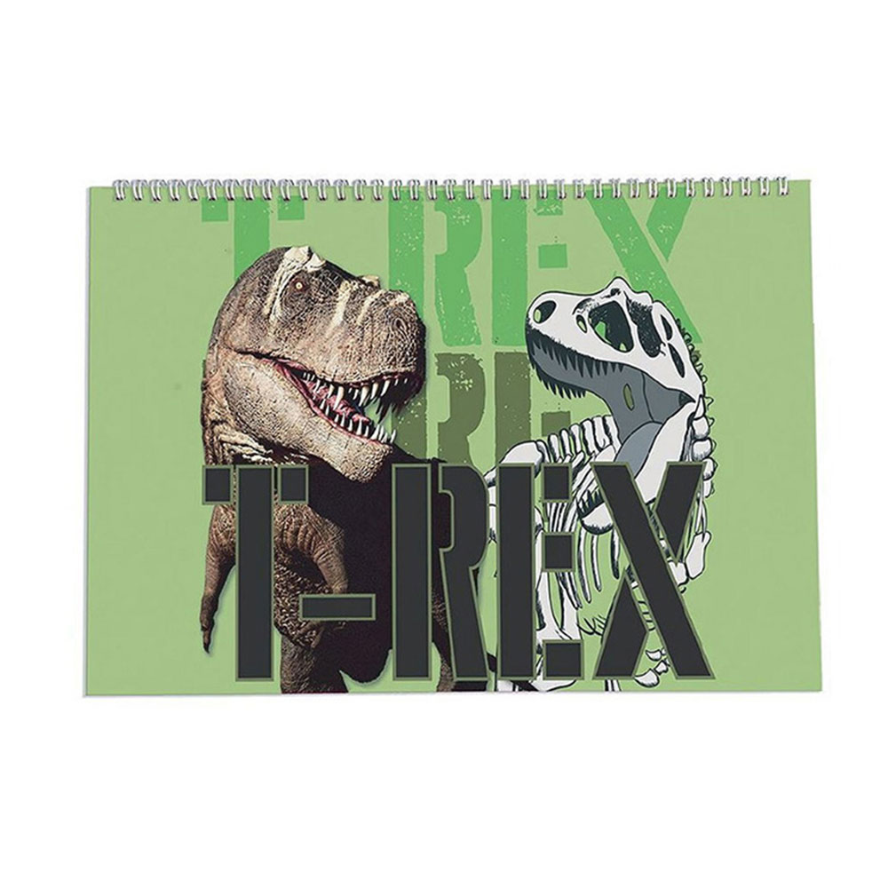 Μπλοκ ζωγραφικής Graffiti Dinosaur 23X33cm 40 φύλλων πράσινο (231183)