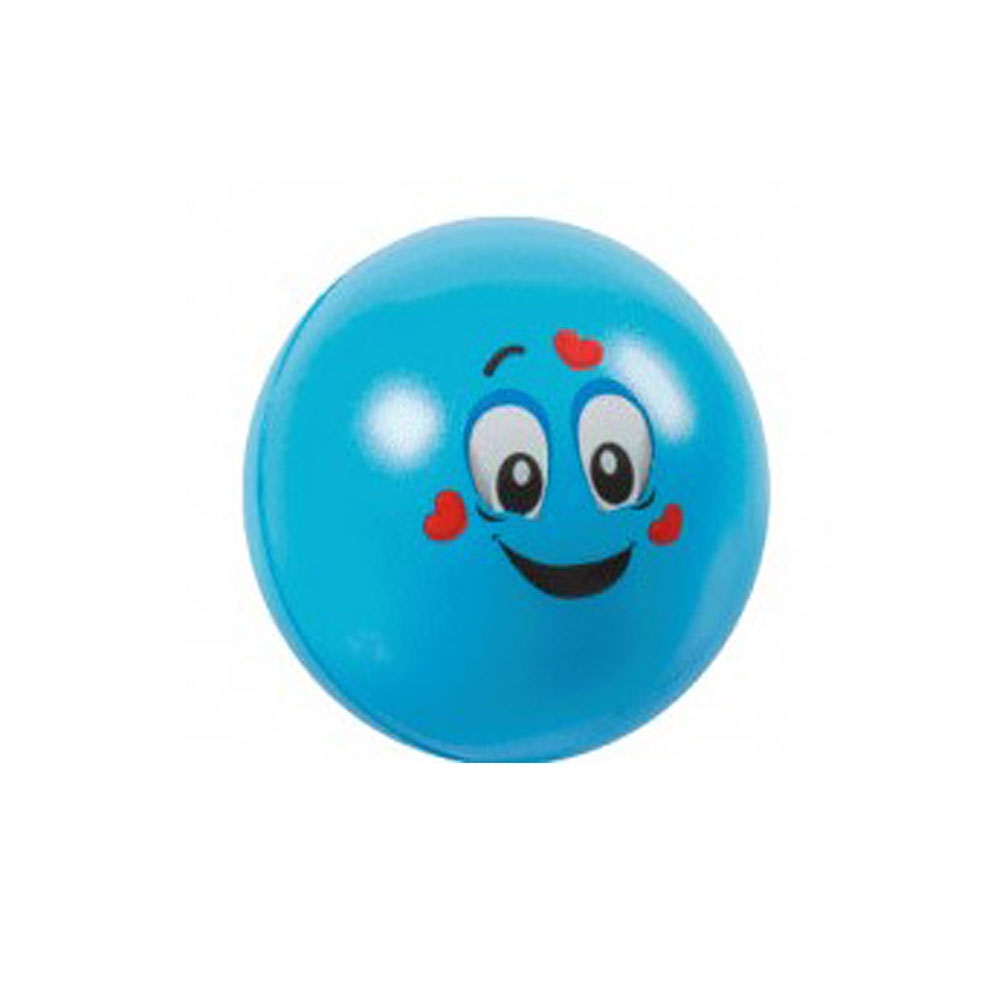 Μπάλα fun antistress face μπλε (1027357)