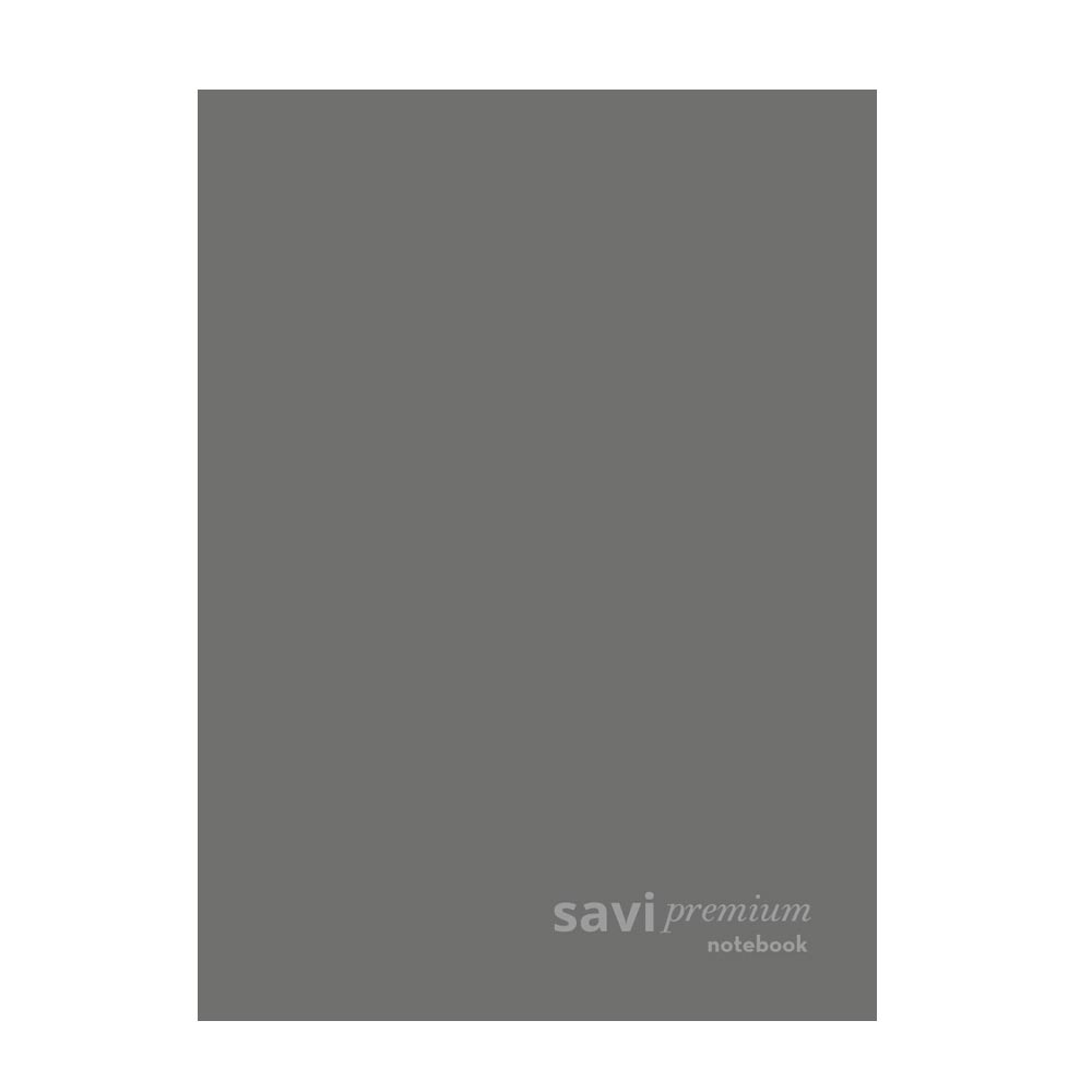 Τετράδιο καρφίτσα Savi Premioum Α4 21X29cm 48 φύλλων 80gr γκρι (203040A)