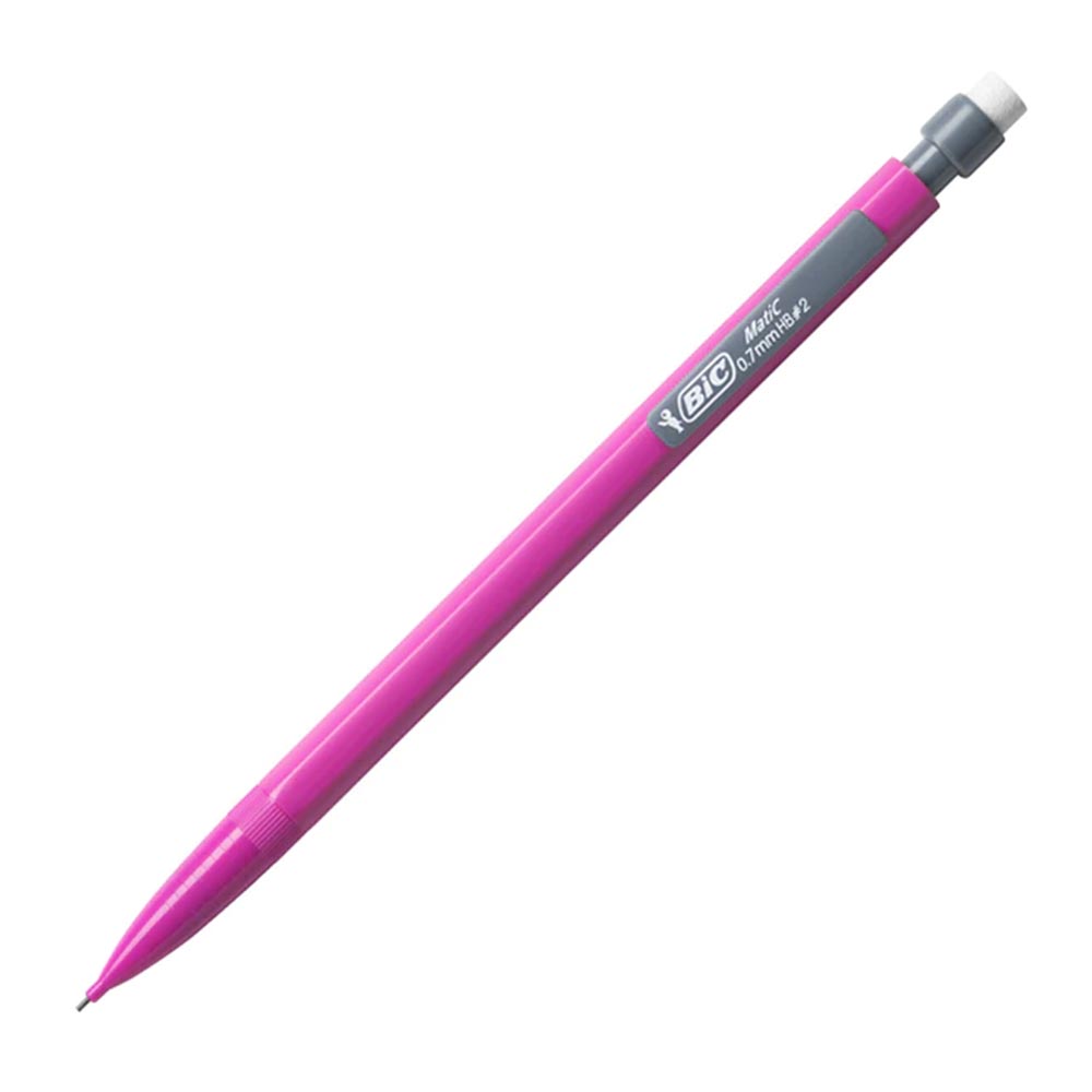 Μηχανικό μολύβι 0,7mm Matic Combos Bic ΗΒ με γόμα ροζ (8209602D)
