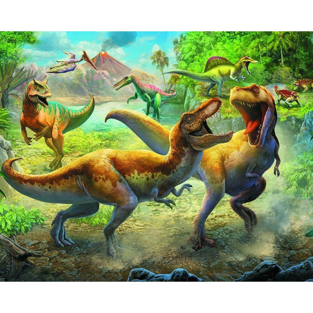 Παζλ Trefl fighting tyronasaurs 160 τεμάχια 41X27,5cm (15360)