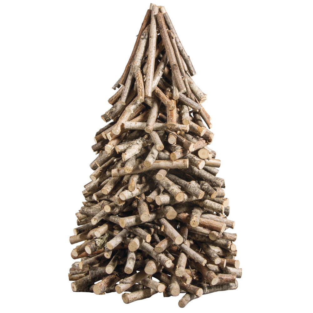 Χριστουγεννιάτικο ξύλινο δέντρο Rayher έλατο 25x40 cm καφέ (65202000)