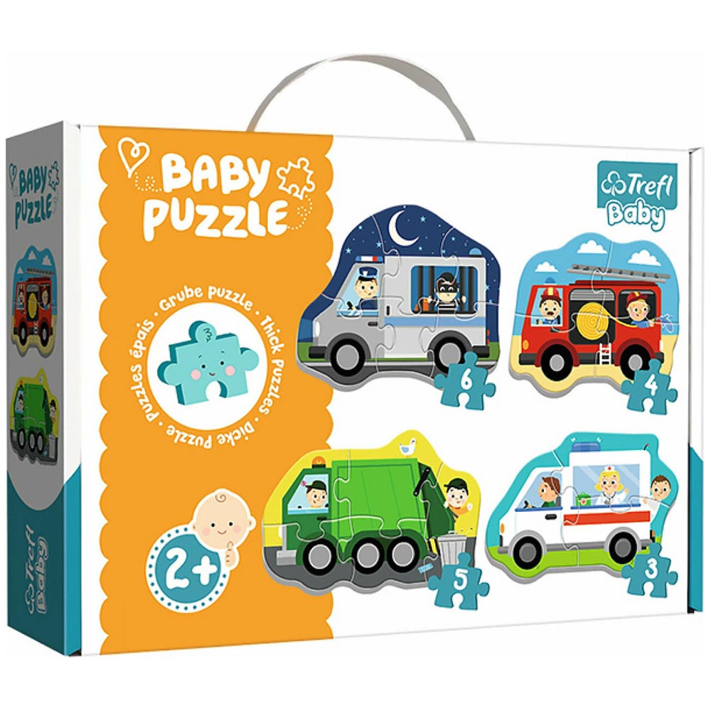 Παιδικό παζλ Trefl Baby Vehicles and jobs 3/4/5/6 Pcs (36071)