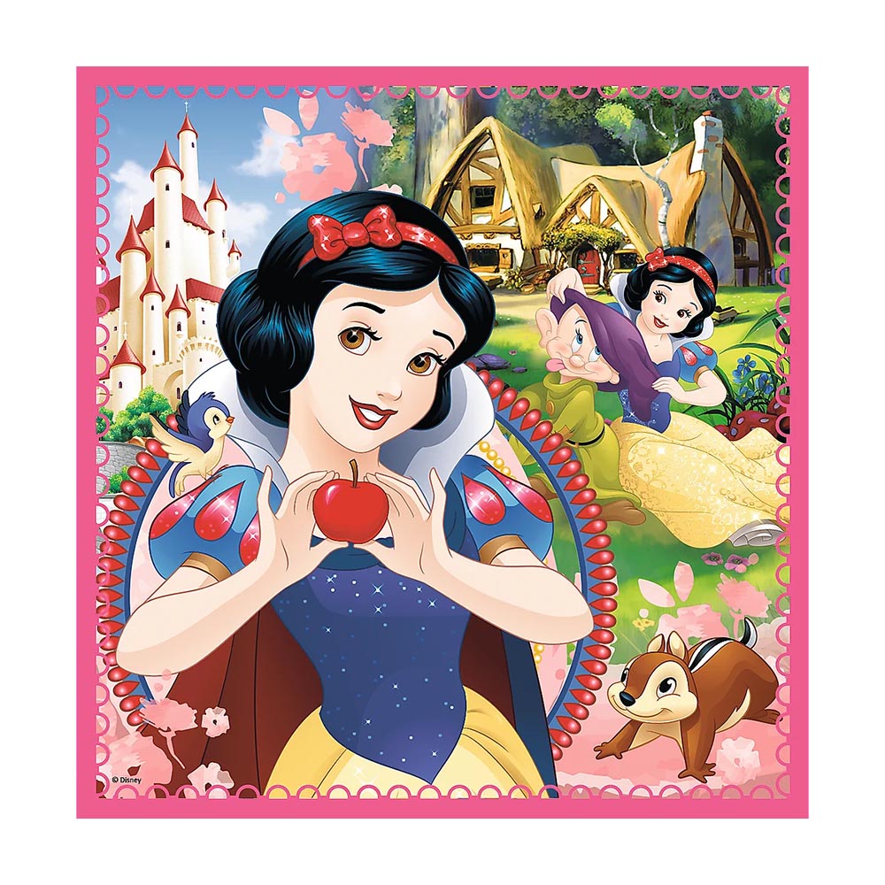 Σετ 3 σε 1 παζλ Trefl Disney The enchanted world of princesses 20/36/50PCS (34833)