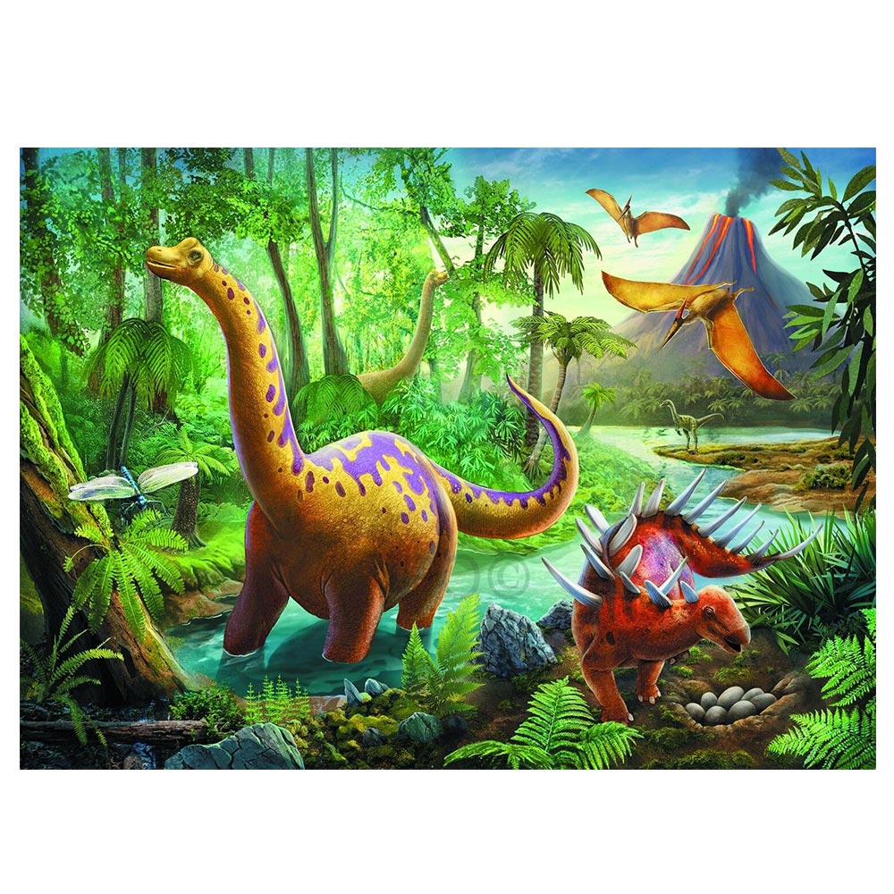 Παιδικό παζλ Trefl Dinosaur Migration 60 Pcs 33x22cm (17319)