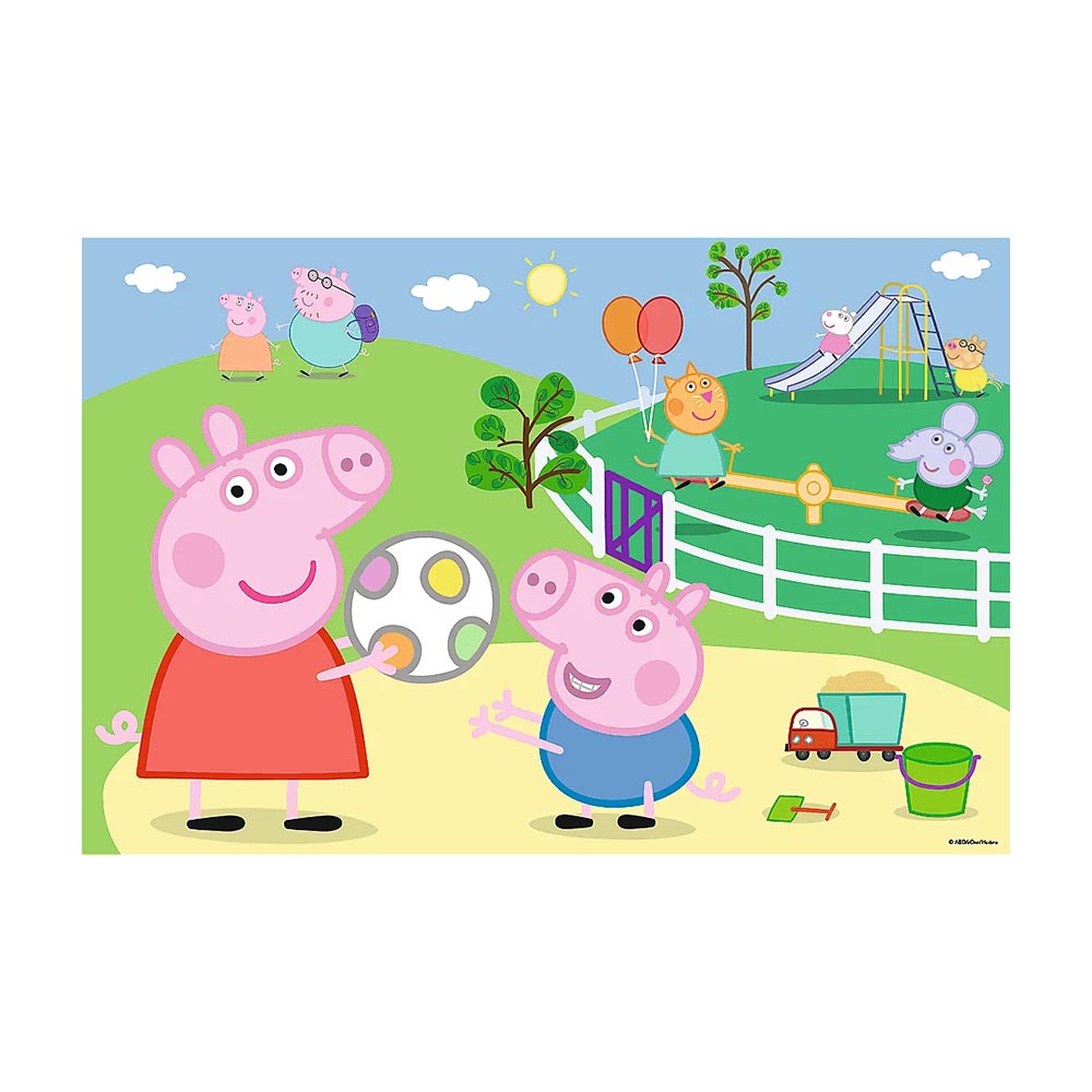 Παιδικό παζλ Trefl Peppa Pig Fun with friends 60 Pcs 33x22cm (17356)