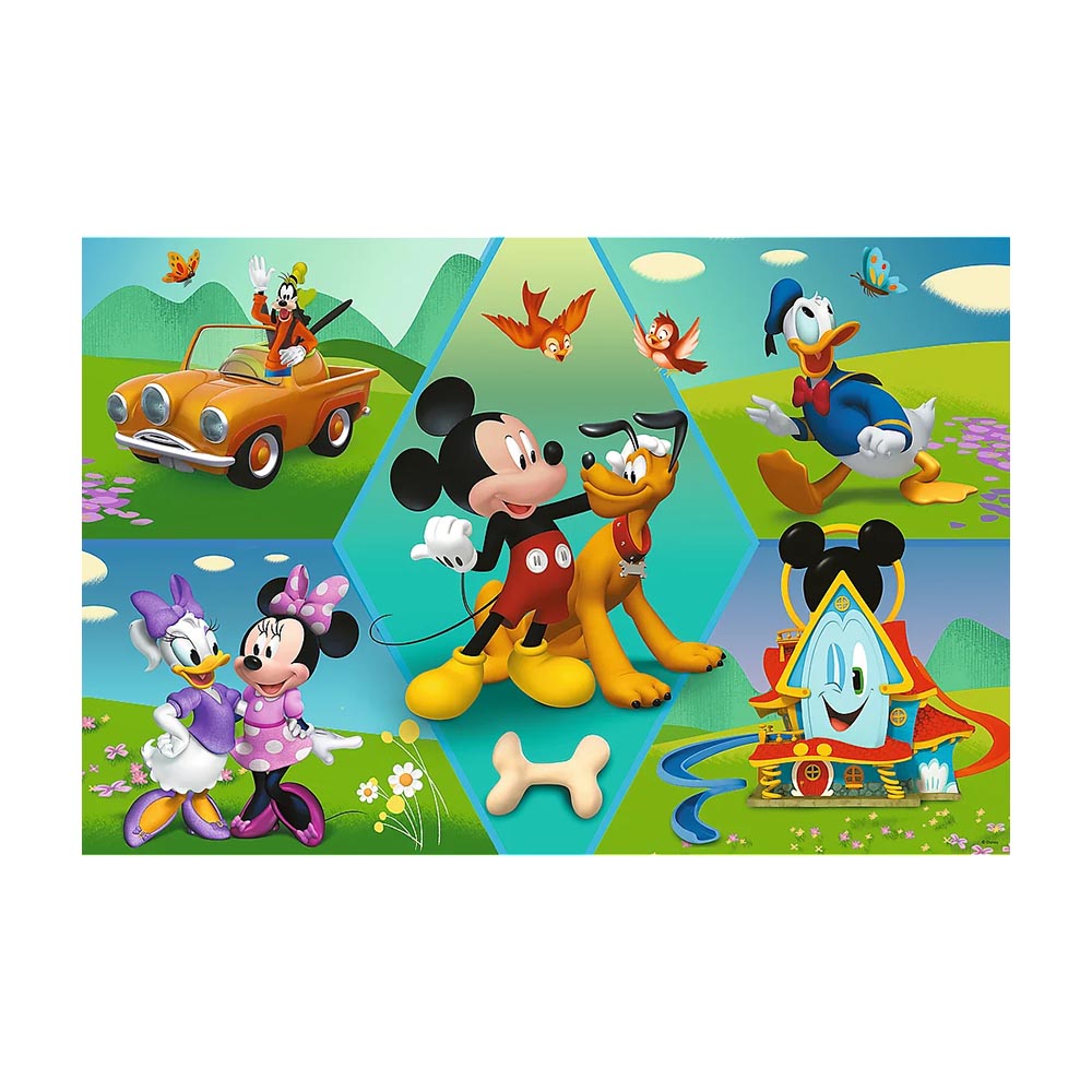 Παιδικό παζλ Super Shape XXL Trefl It's always fun with Mickey! 60 Pcs 60x40cm (50014)