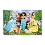 Παιδικό παζλ Super Shape XL Trefl Princesses in the garden 104 Pcs 60x40cm (50019)