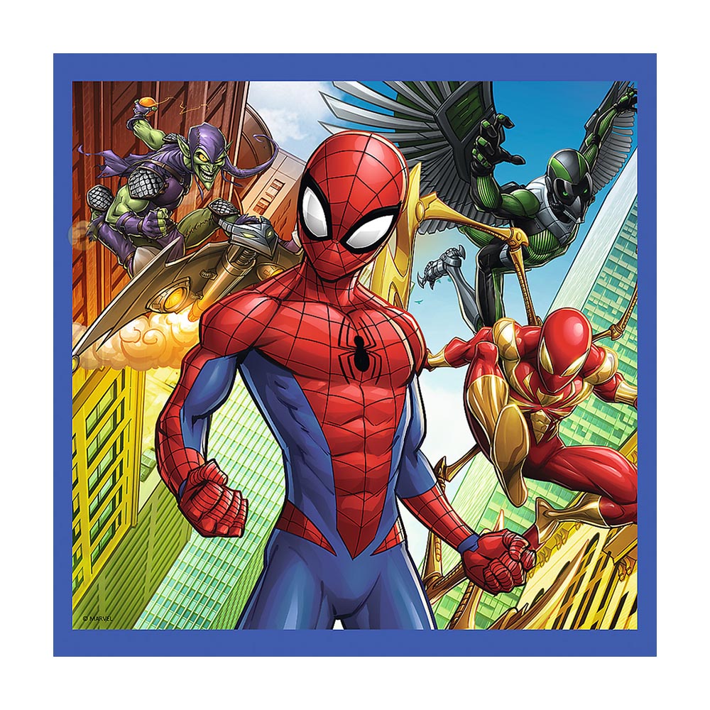 Σετ 3 σε 1 παζλ Trefl  Marvel Spider Force 20/36/50PCS (34841)