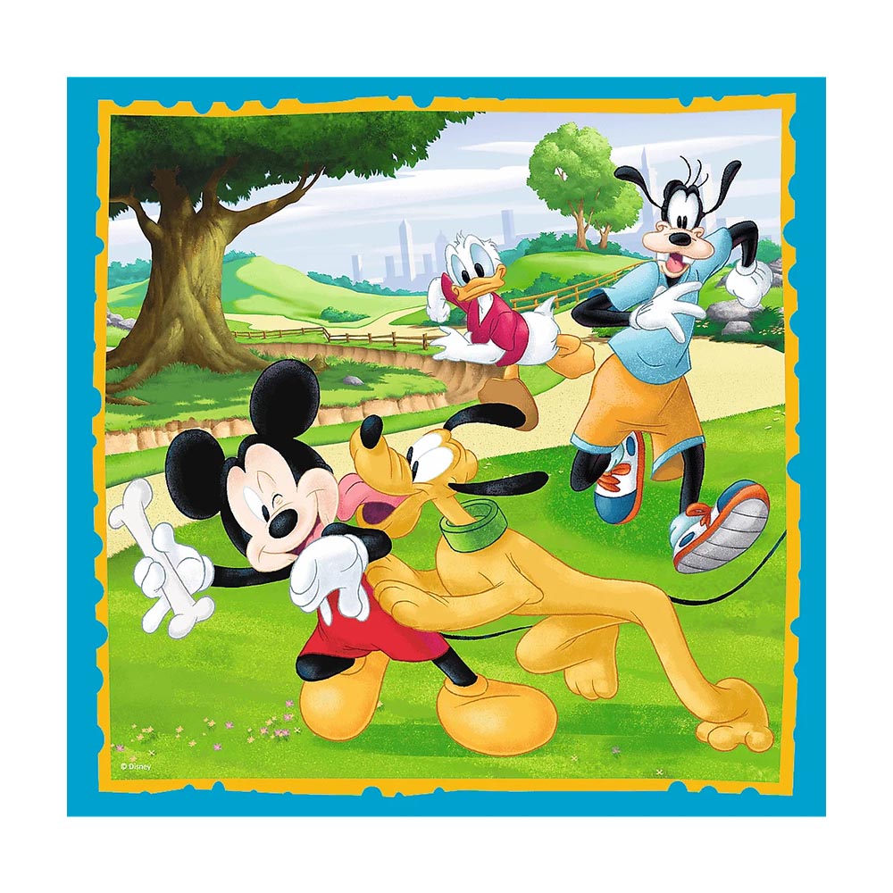 Σετ 3 σε 1 παζλ Trefl Mickey Mouse With Friends 20/36/50PCS (34846)