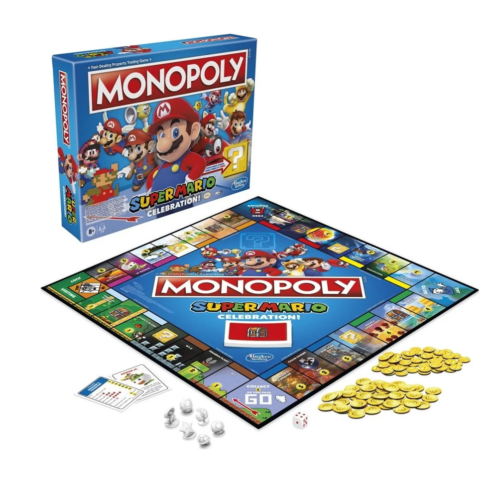 Επιτραπέζιο παιχνίδι Hasbro Monopoly Super Mario Celebration (E9517)