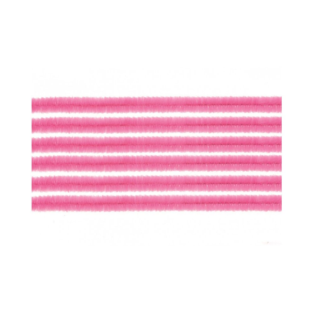 Σύρμα πίπας χειροτεχνίας Glorex σετ 10τμχ 8mmX50cm ροζ (63800622)