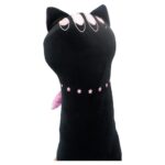Παιδικό διακοσμητικό μαξιλάρι αγκαλιάς γάτα 80cm μαύρο Momomi (48102)