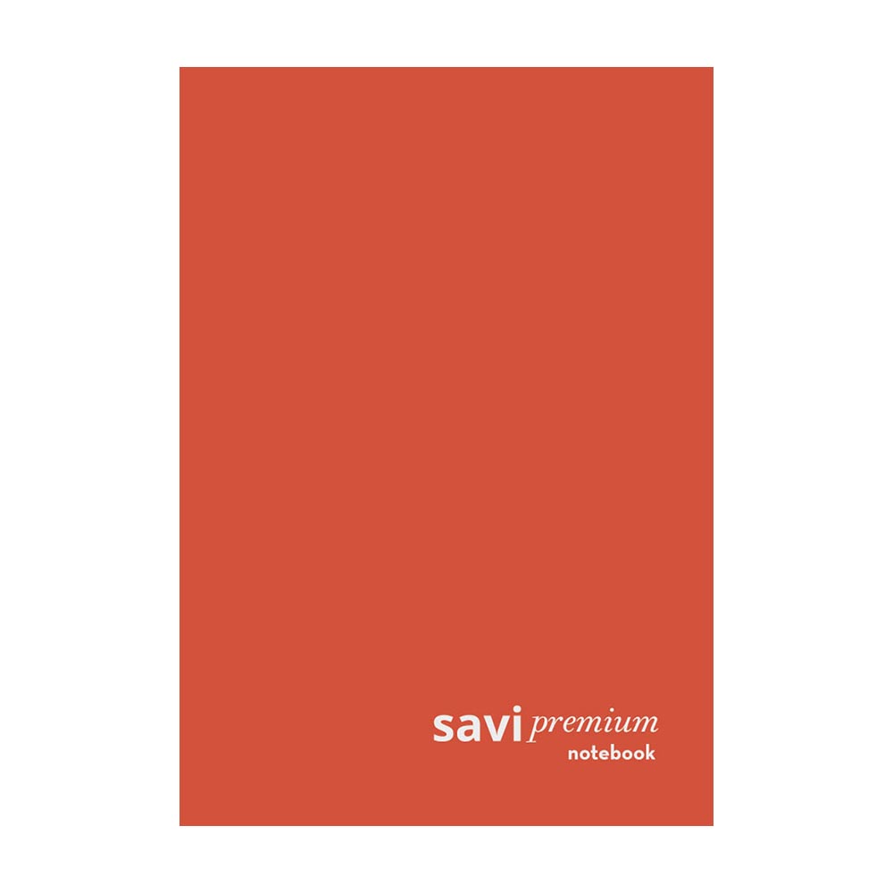Τετράδιο καρφίτσα Savi Premioum Β5 17X25cm 48 φύλλων 80gr πορτοκαλί (203060C)